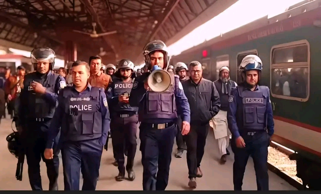 অতিরিক্ত পুলিশ সুপারদের নেতৃত্বে গফরগাঁওয়ে ট্রেন চলাচল পুনরায় শুরু